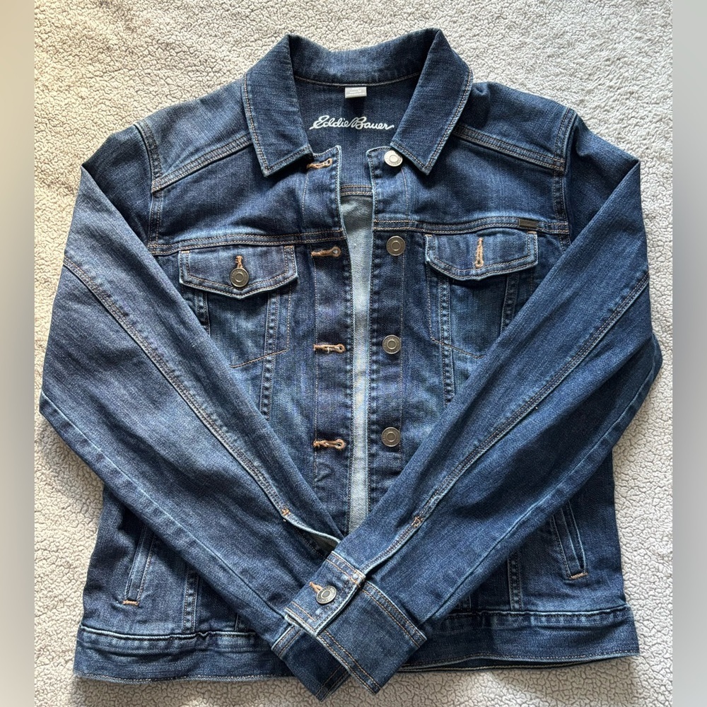 Eddie Bauer Women's Denim Jacket - Blue